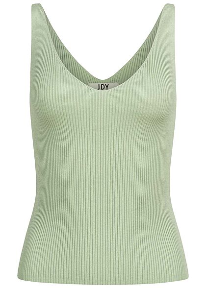 JDY by ONLY Dames NOOS Top met getextureerde stof groen