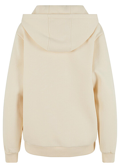 Urban Classics Dames Zip-Hoodie met 2-Zakken beige